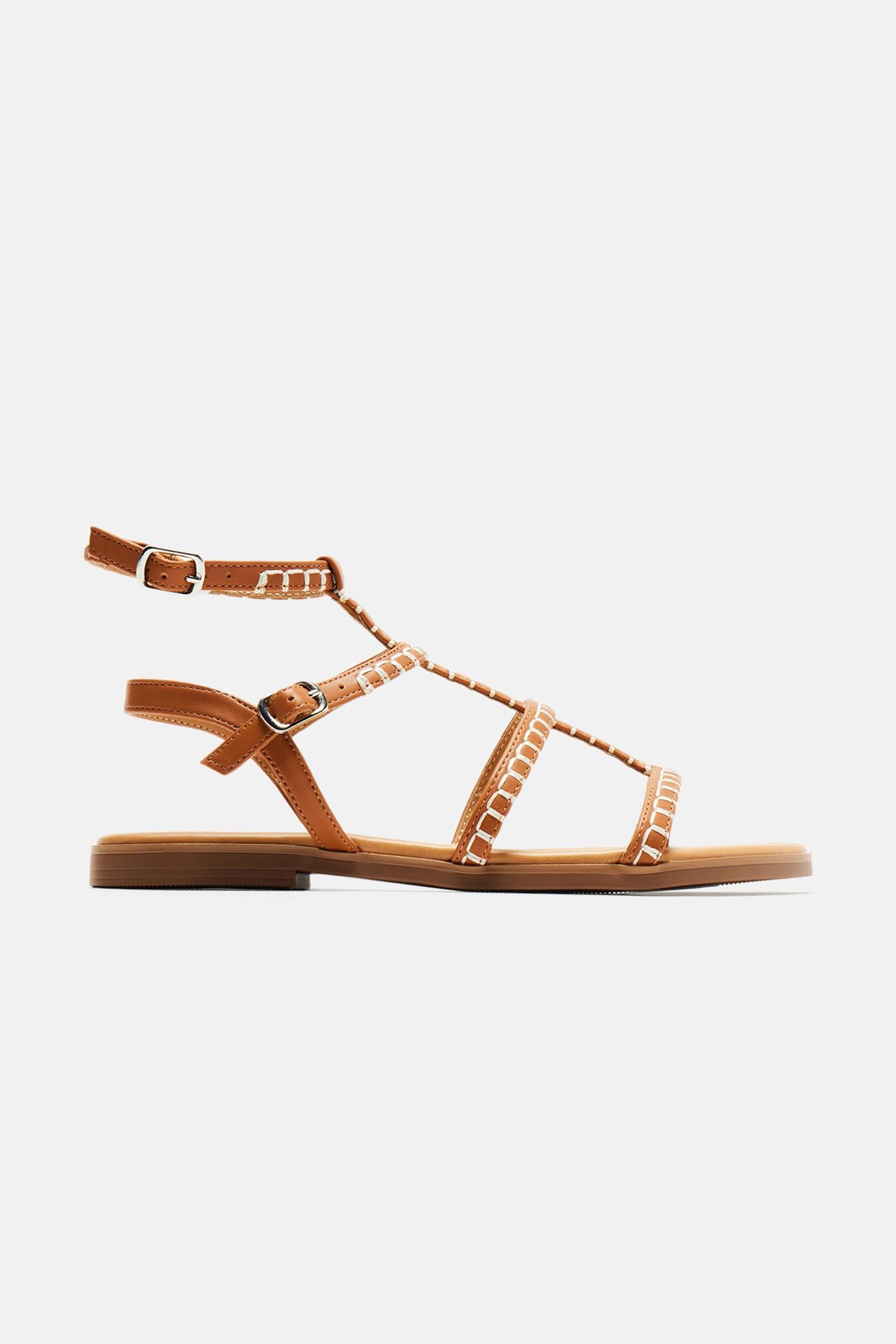 Replacing You Flat Sandals - Tan sold by Fashion Nova product image thumbnail 4