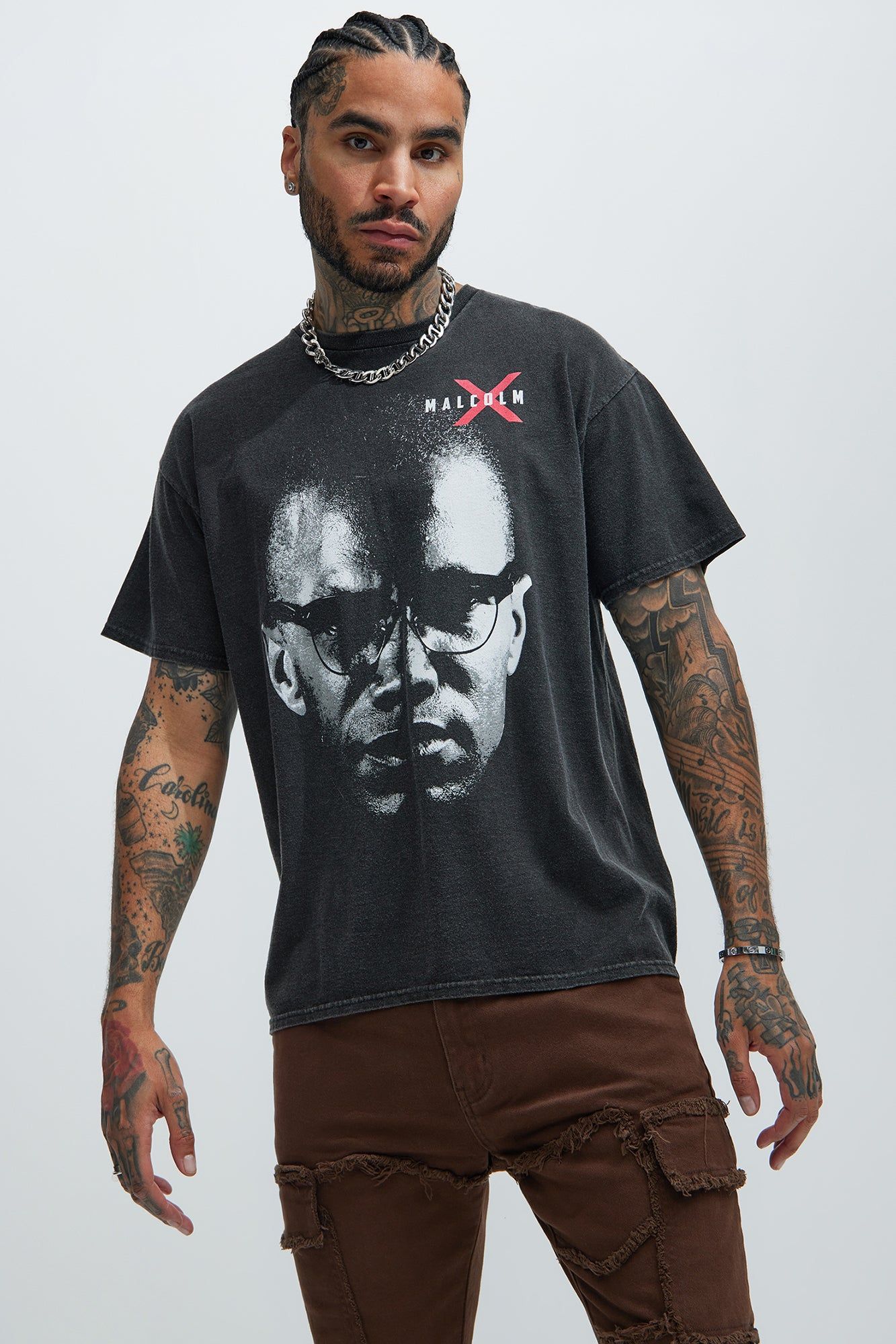 Malcolm X Education Is The Passport To The Future Short Sleeve Tee - Black sold by Fashion Nova