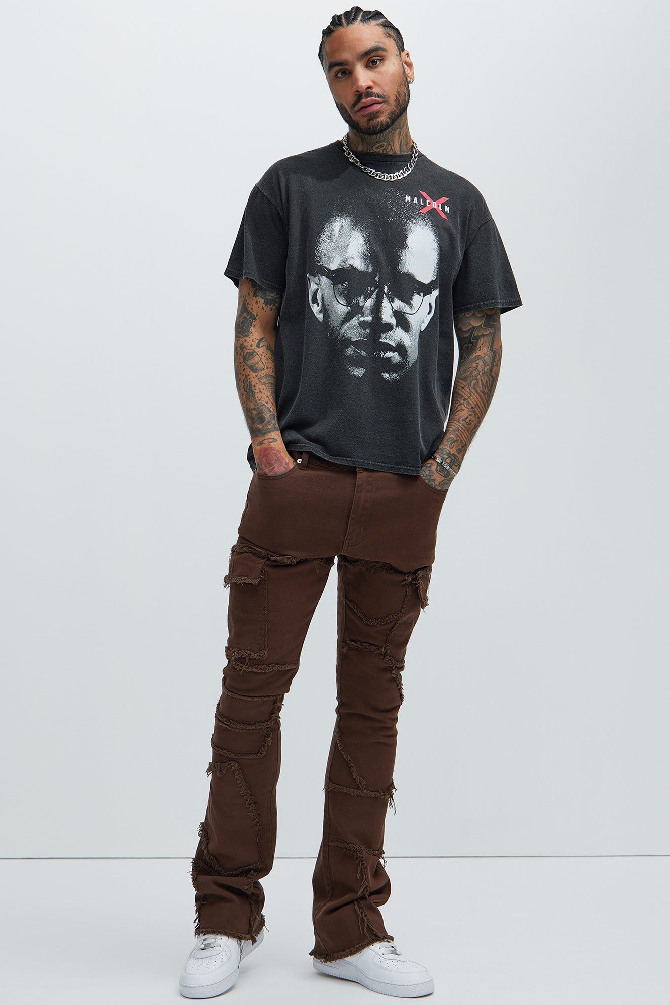 Malcolm X Education Is The Passport To The Future Short Sleeve Tee - Black sold by Fashion Nova product image thumbnail 2