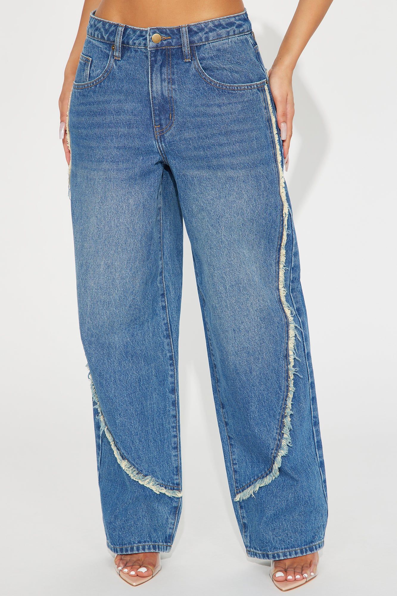 Handle With Care Straight Leg Jeans - Dark Wash sold by Fashion Nova product image thumbnail 2