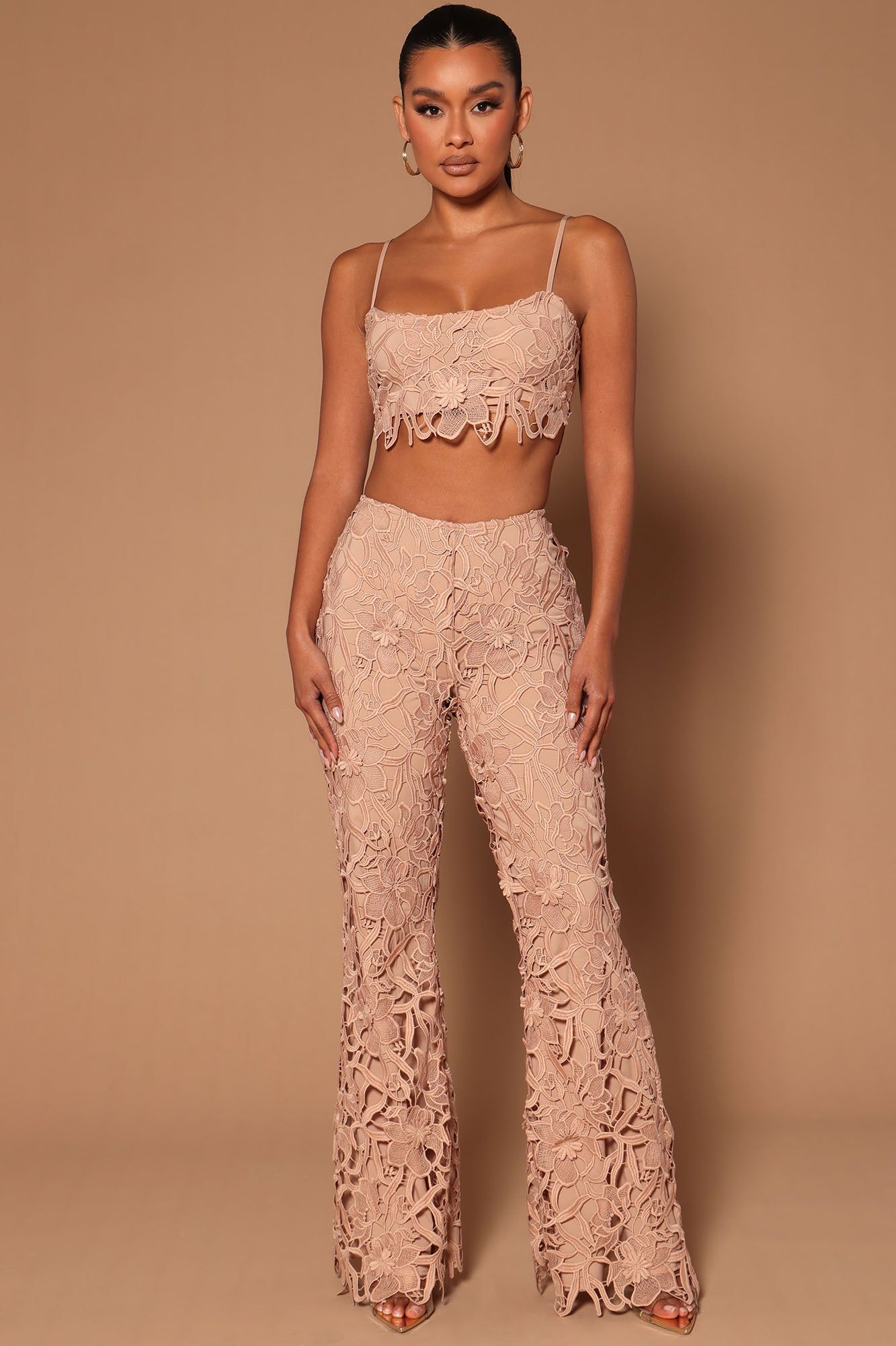 Lacey Crop Top - Nude sold by Fashion Nova product image thumbnail 2