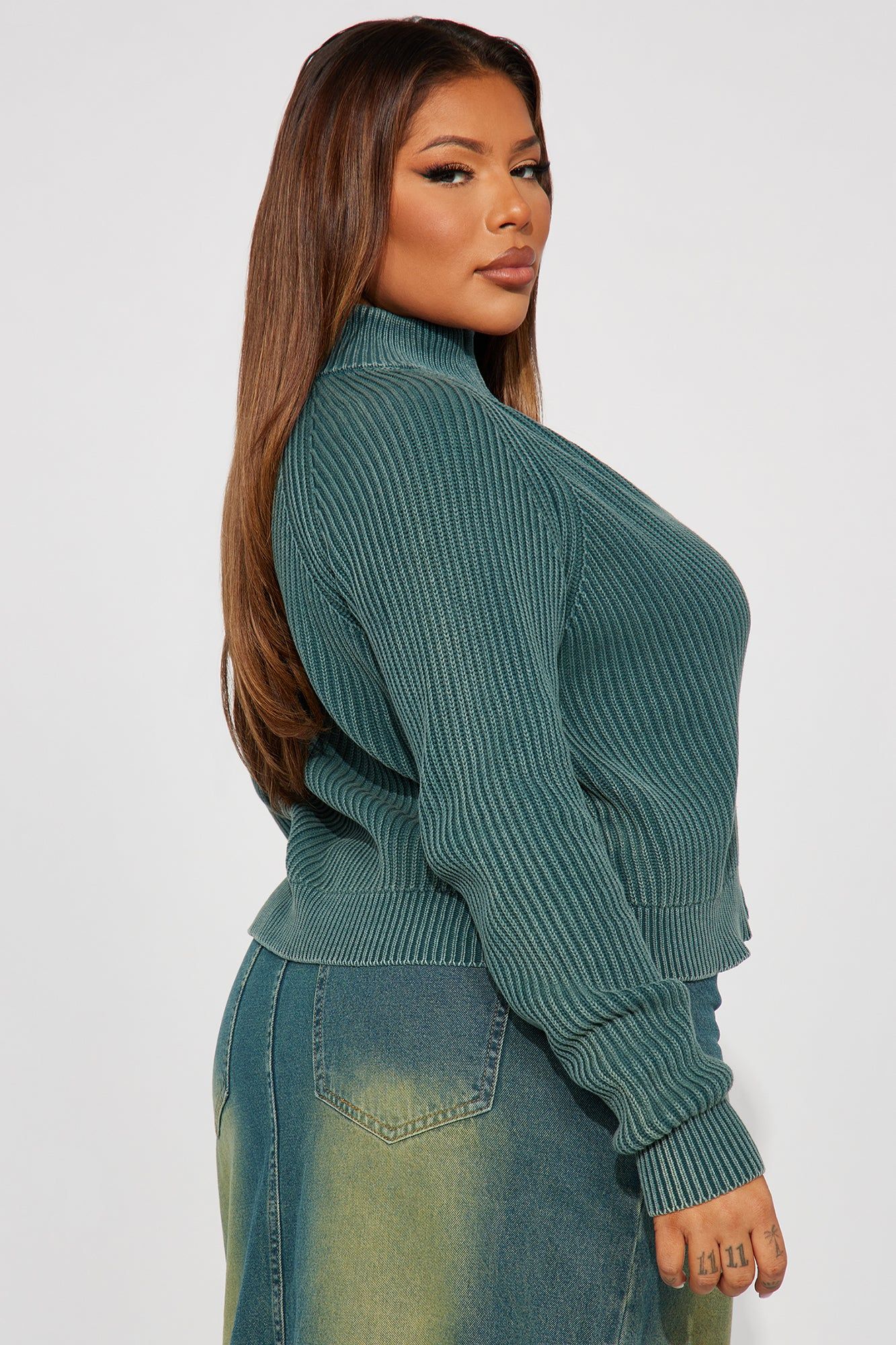 Fashion Forward Sweater - Green sold by Fashion Nova product image thumbnail 6