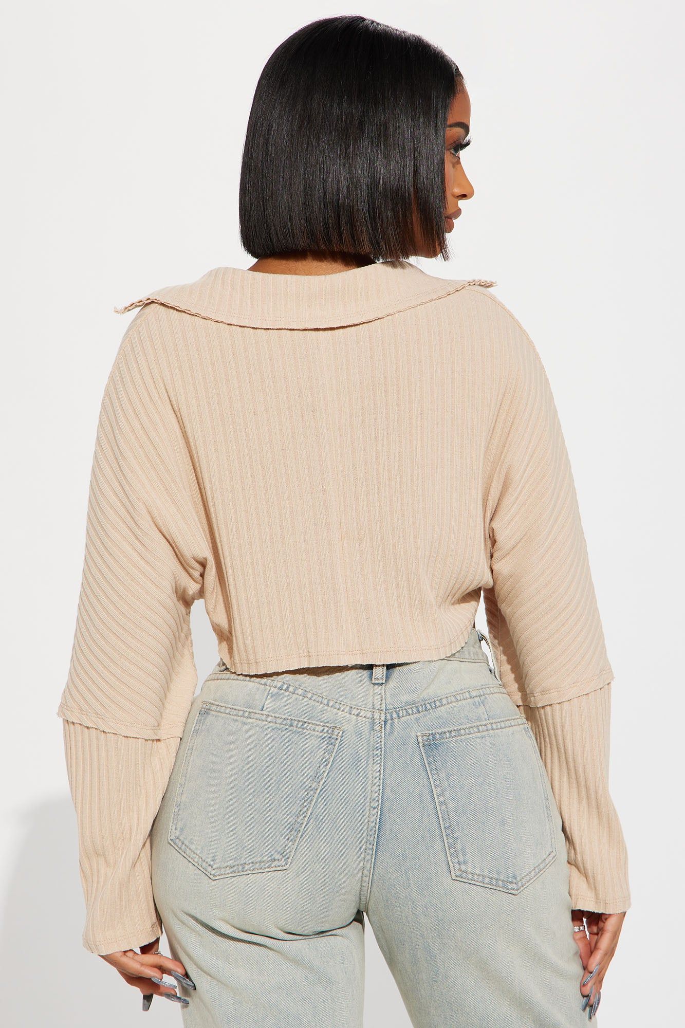 Timeless Crop Top - Beige sold by Fashion Nova product image thumbnail 3