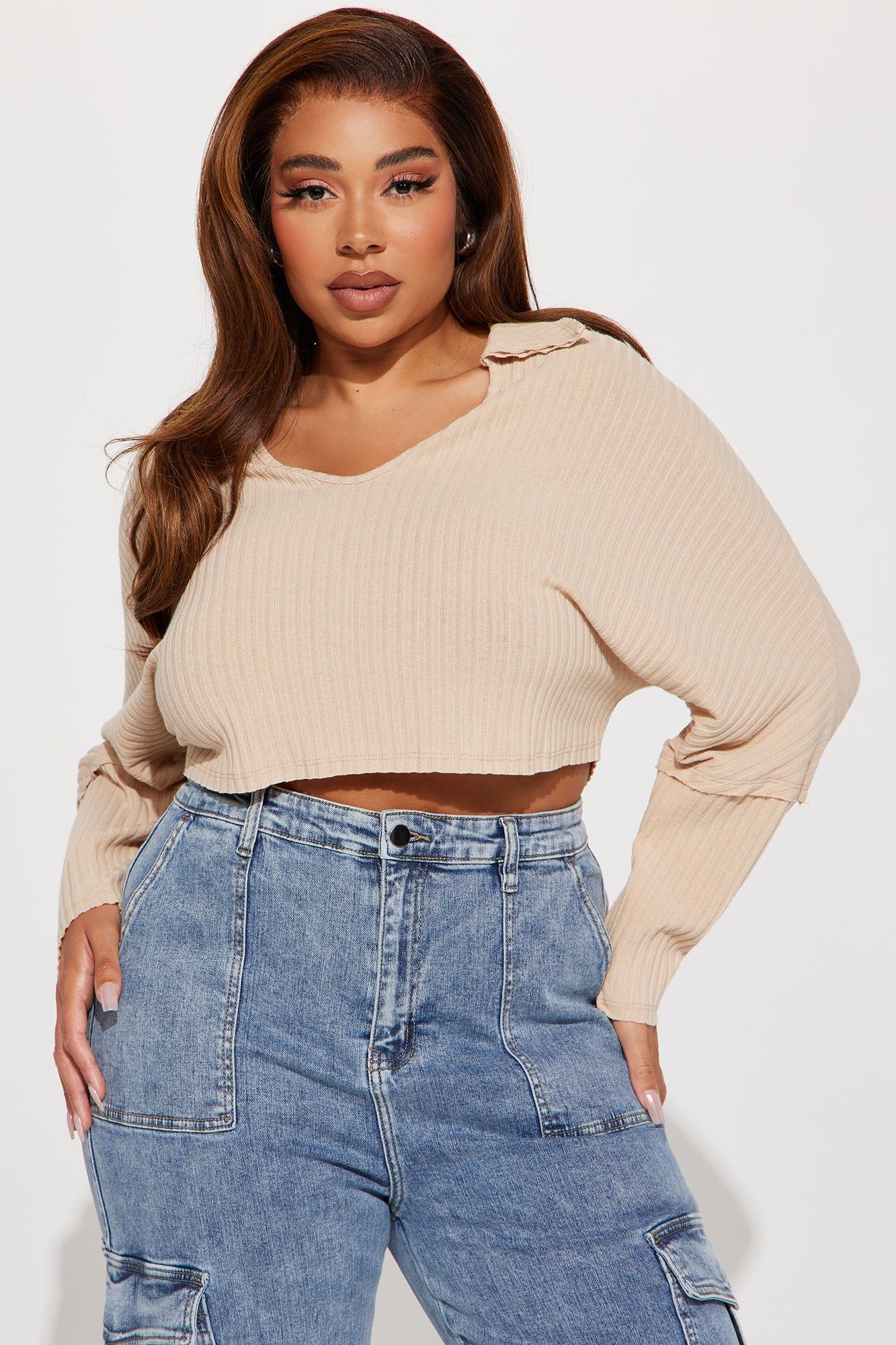 Timeless Crop Top - Beige sold by Fashion Nova product image thumbnail 4
