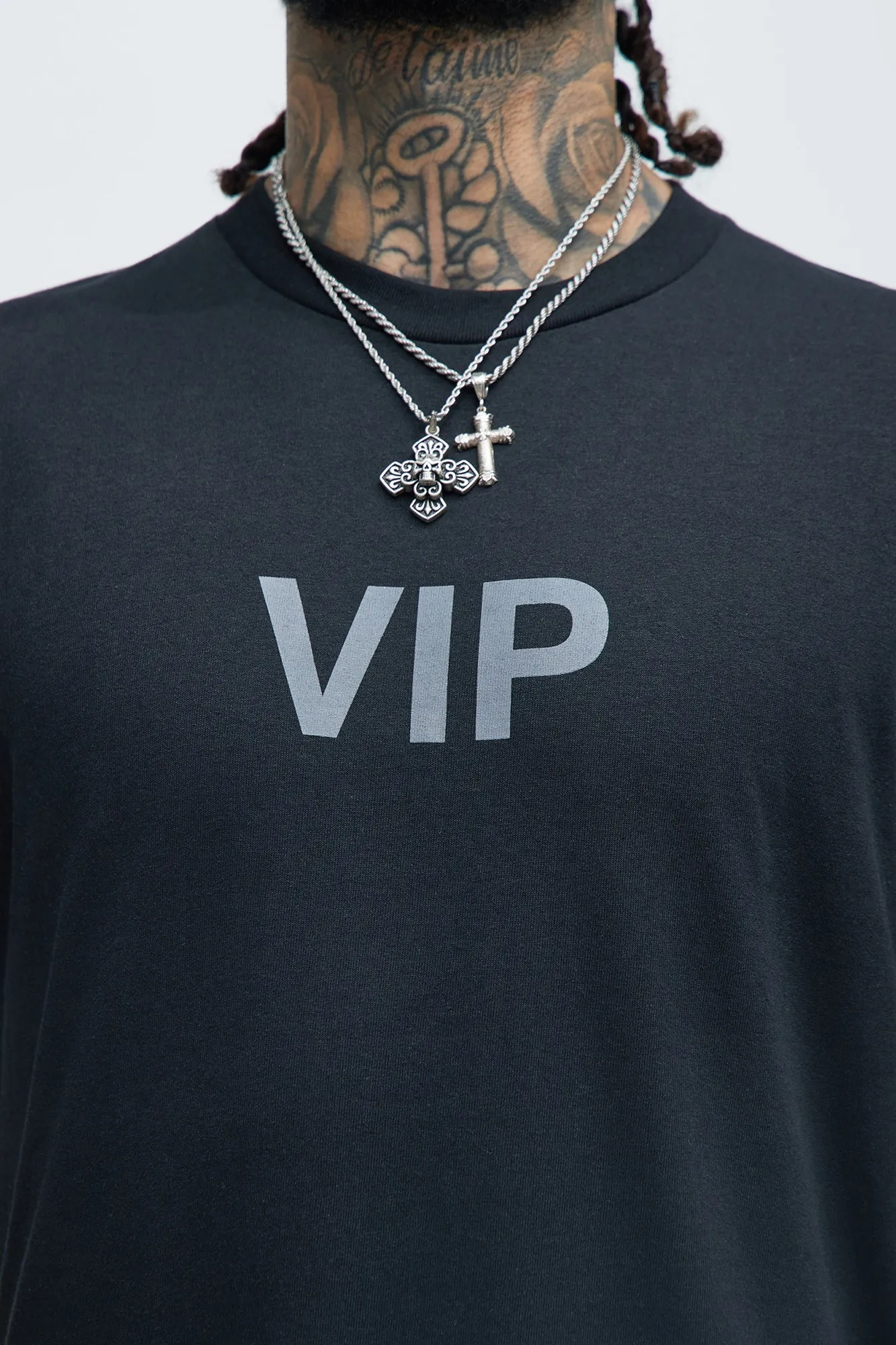VIP Short Sleeve Tee - Black sold by Fashion Nova product image thumbnail 3
