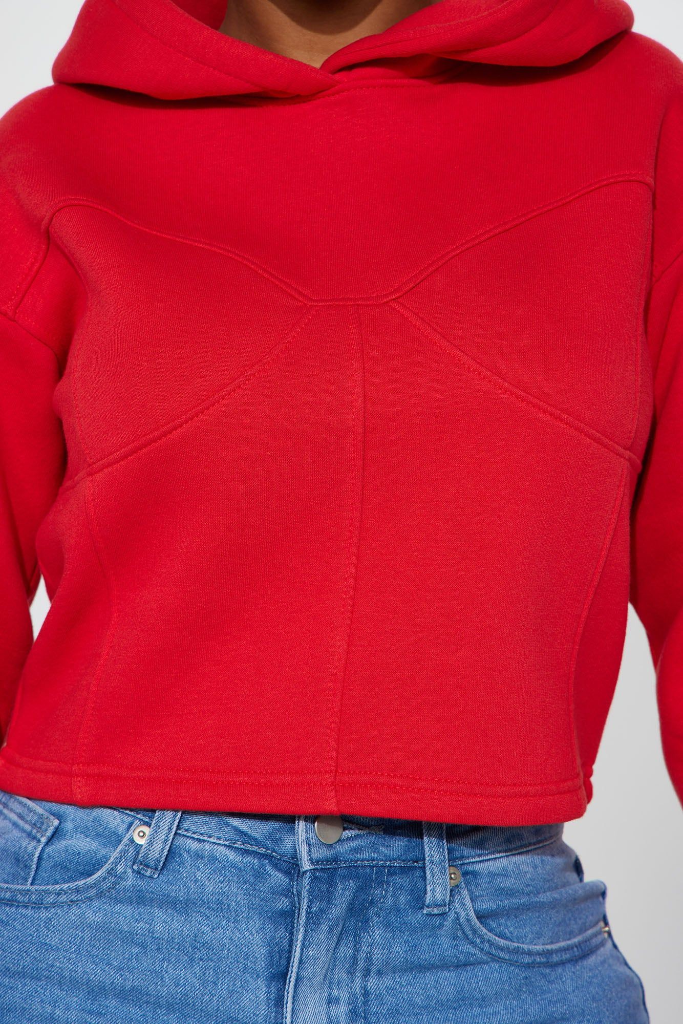Scarlett Corset Lounge Hoodie - Red sold by Fashion Nova product image thumbnail 3