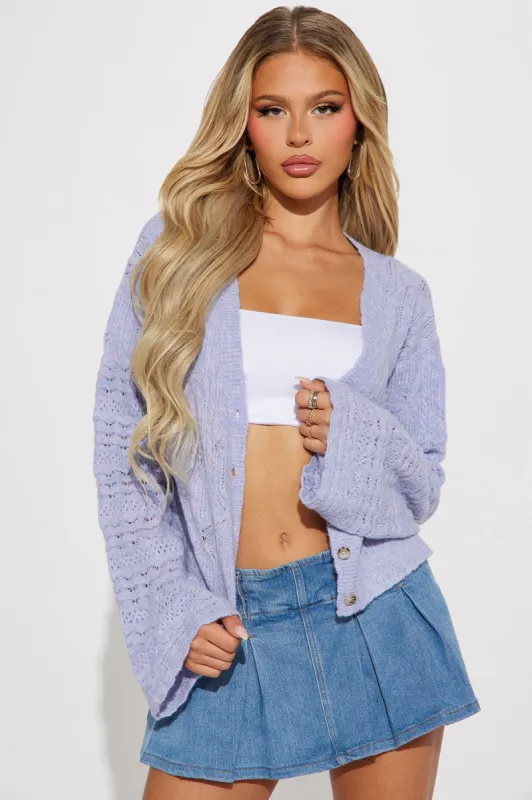 Dream Fantasy Cardigan - Lavender sold by Fashion Nova