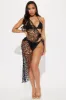 Summers By The Sea 3 Piece Bikini Set - Black sold by Fashion Nova