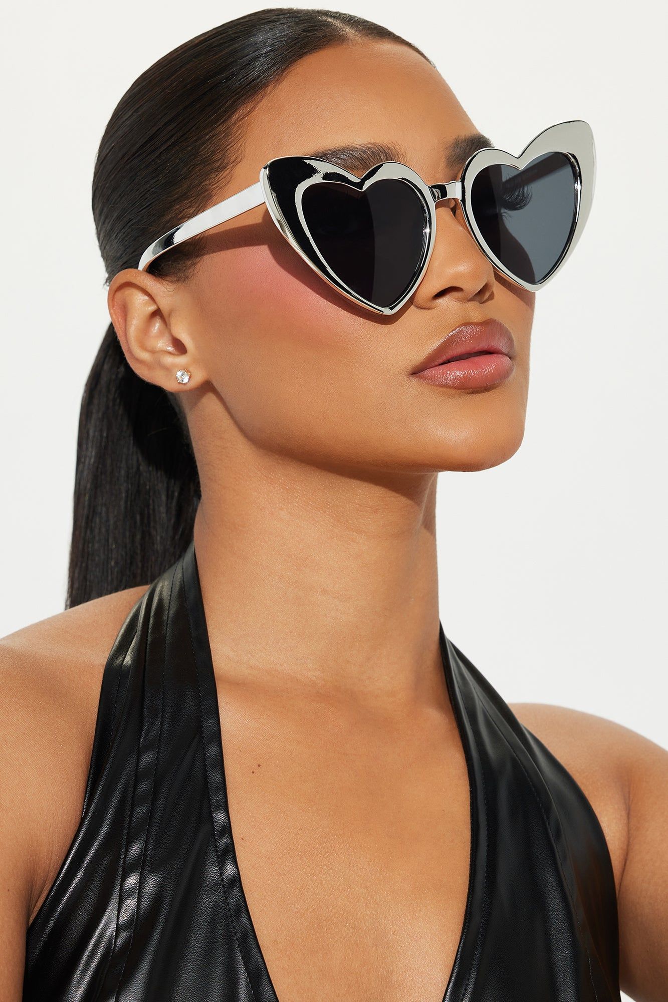 Eye Love You Sunglasses - Silver sold by Fashion Nova product image thumbnail 2