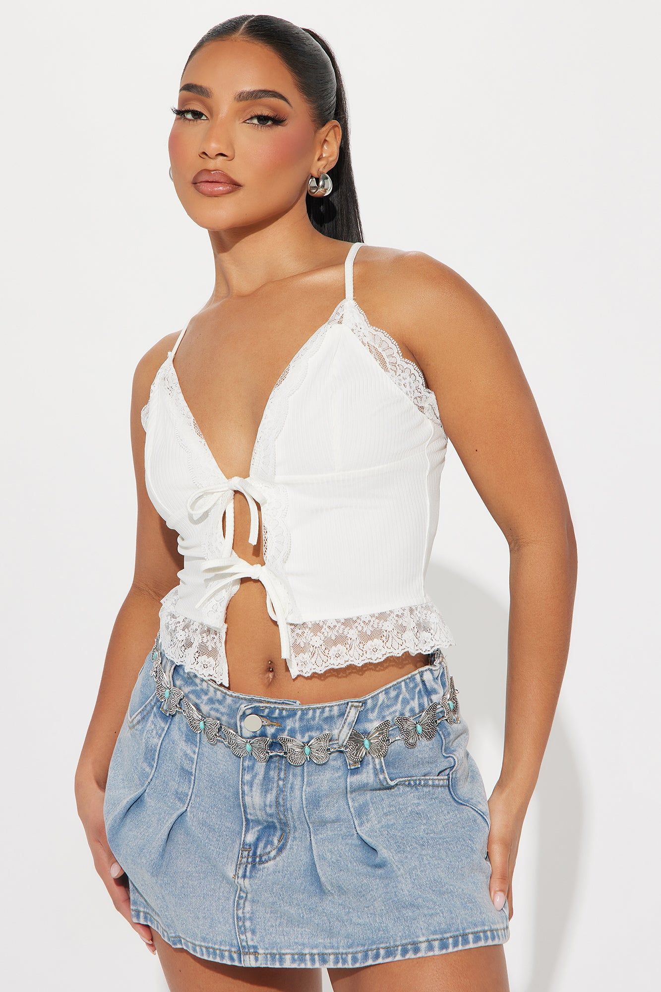 Spread Your Wings Beautiful Chain Belt - Silver sold by Fashion Nova product image thumbnail 2