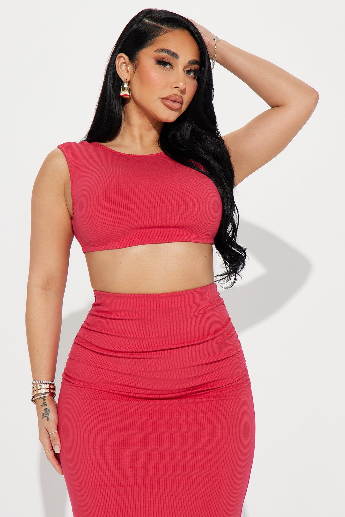 Melissa Snatched Top - Raspberry sold by Fashion Nova product image thumbnail 2