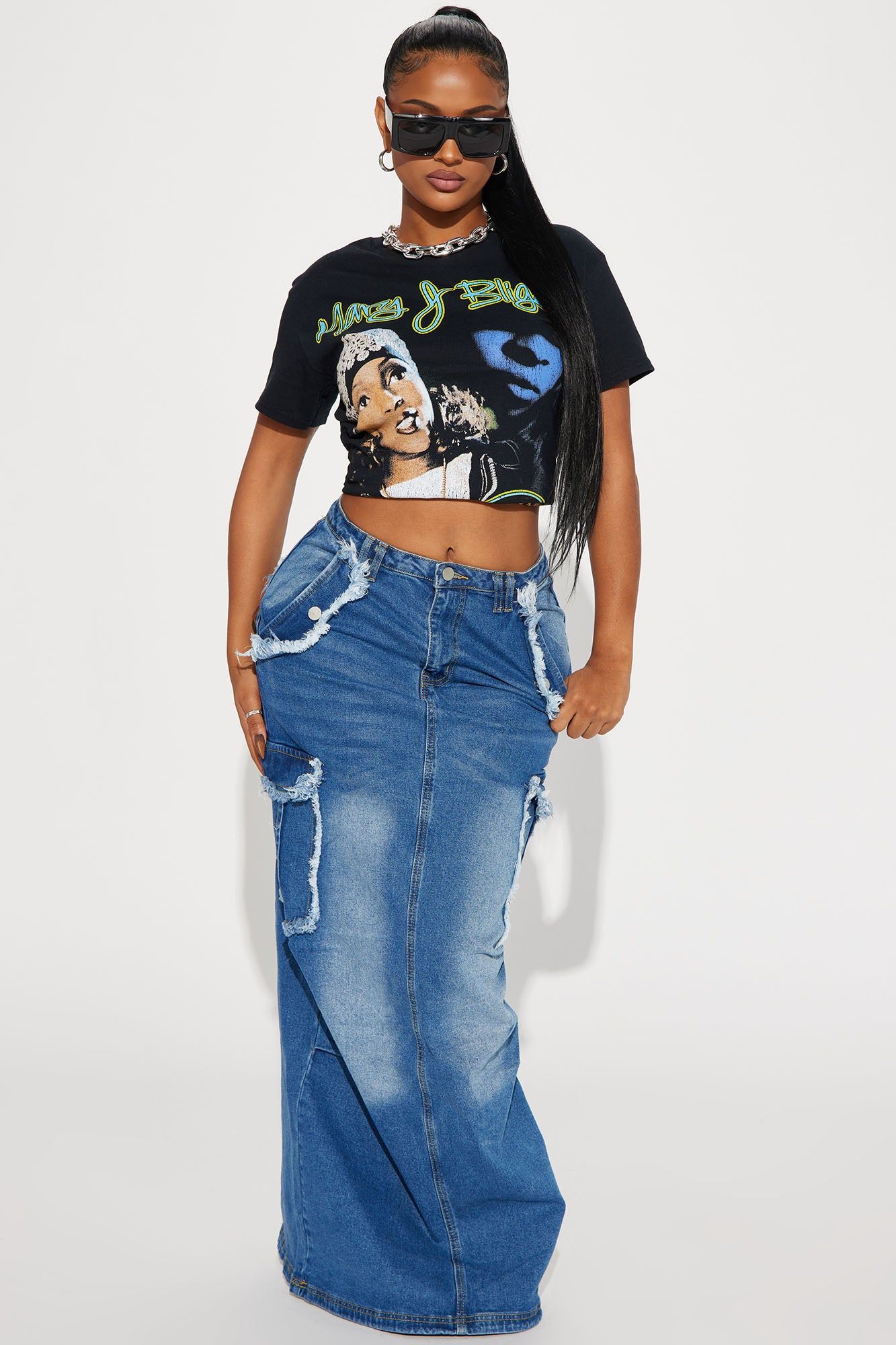 Mary J. Blige Graphic Tee - Black sold by Fashion Nova product image thumbnail 2