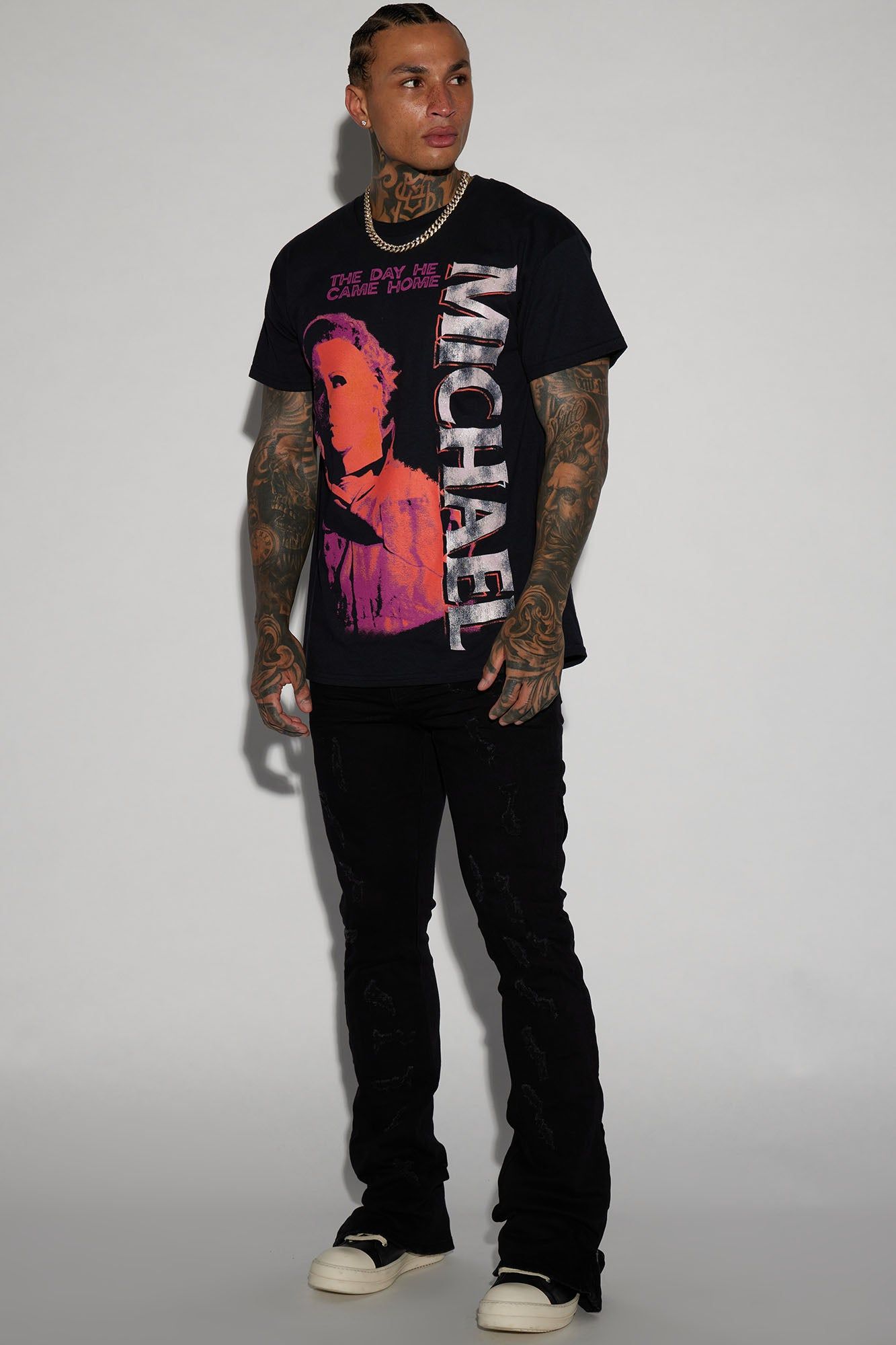 Zip All The Way Stacked Skinny Flare Jeans - Black sold by Fashion Nova product image thumbnail 3