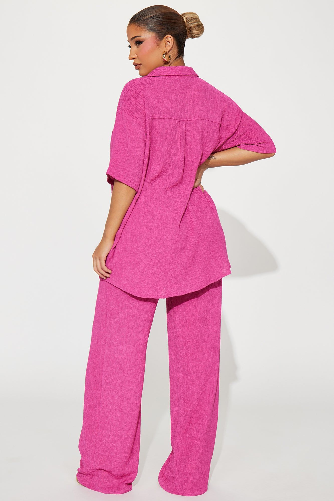 Vacay Vibes Pant Set - Fuchsia sold by Fashion Nova product image thumbnail 3