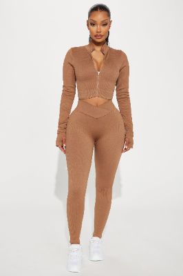 Gianna Seamless Active Legging - Mocha sold by Fashion Nova