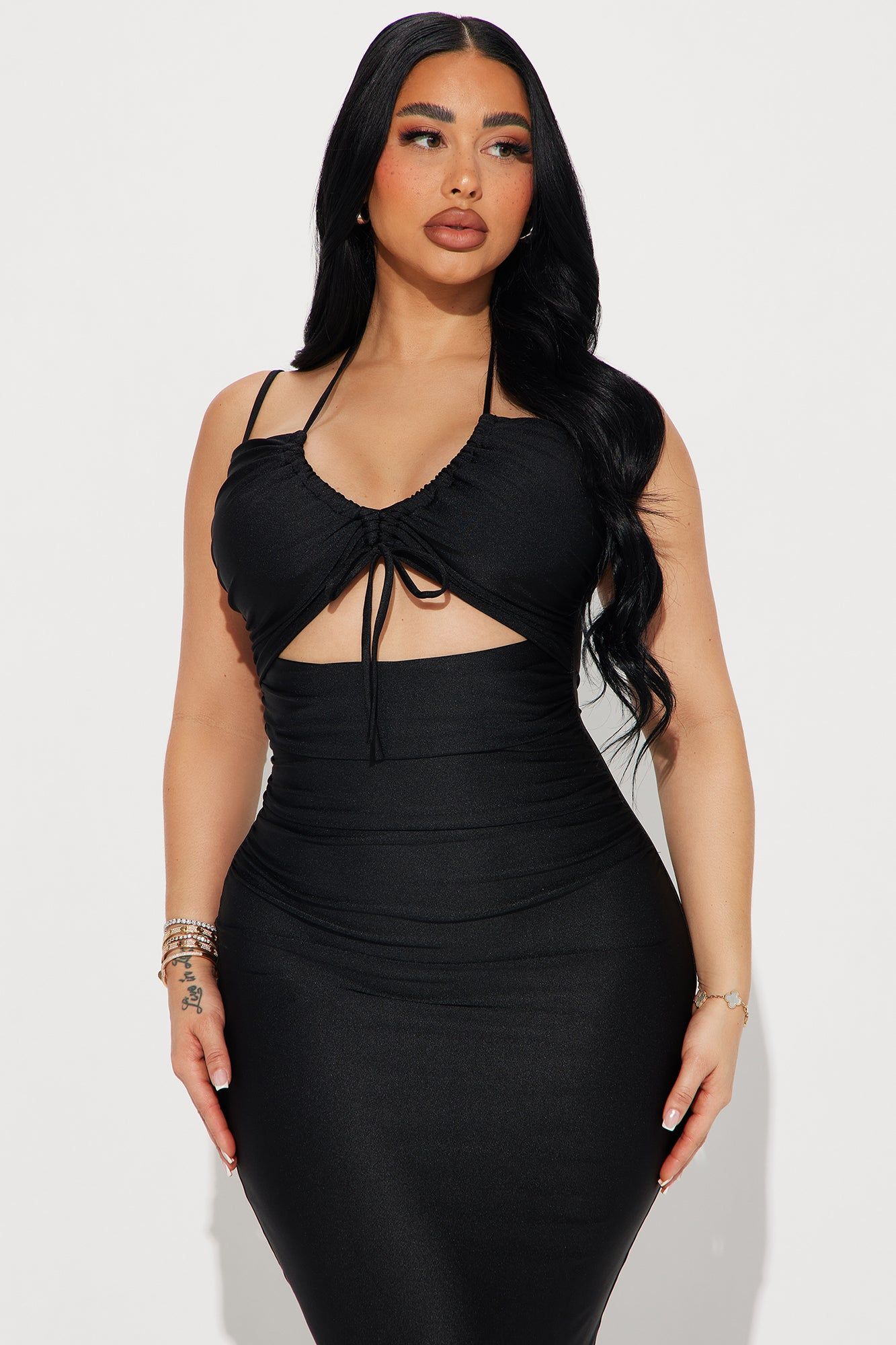 Jazmyn Tricot Gown - Black sold by Fashion Nova product image thumbnail 2