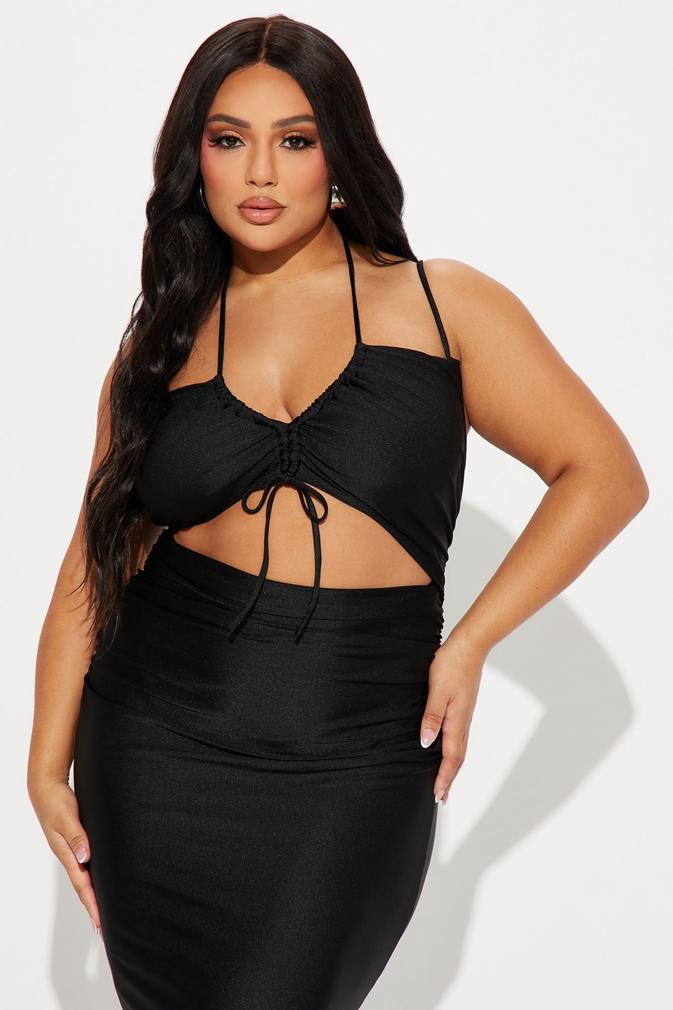 Jazmyn Tricot Gown - Black sold by Fashion Nova product image thumbnail 5