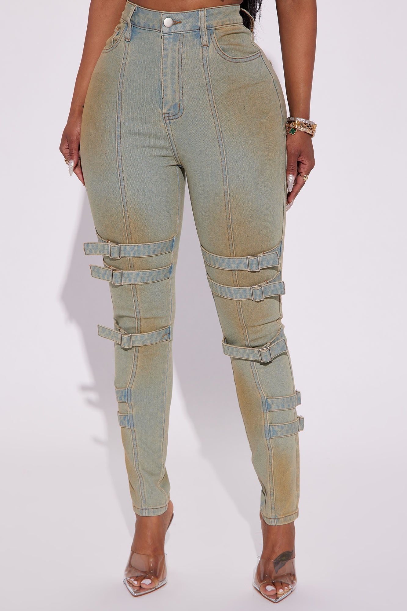 Fiona Tinted Stretch Skinny Jean - Light Wash sold by Fashion Nova product image thumbnail 2