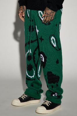 Easy Paisley Straight Pant - Green/combo sold by Fashion Nova