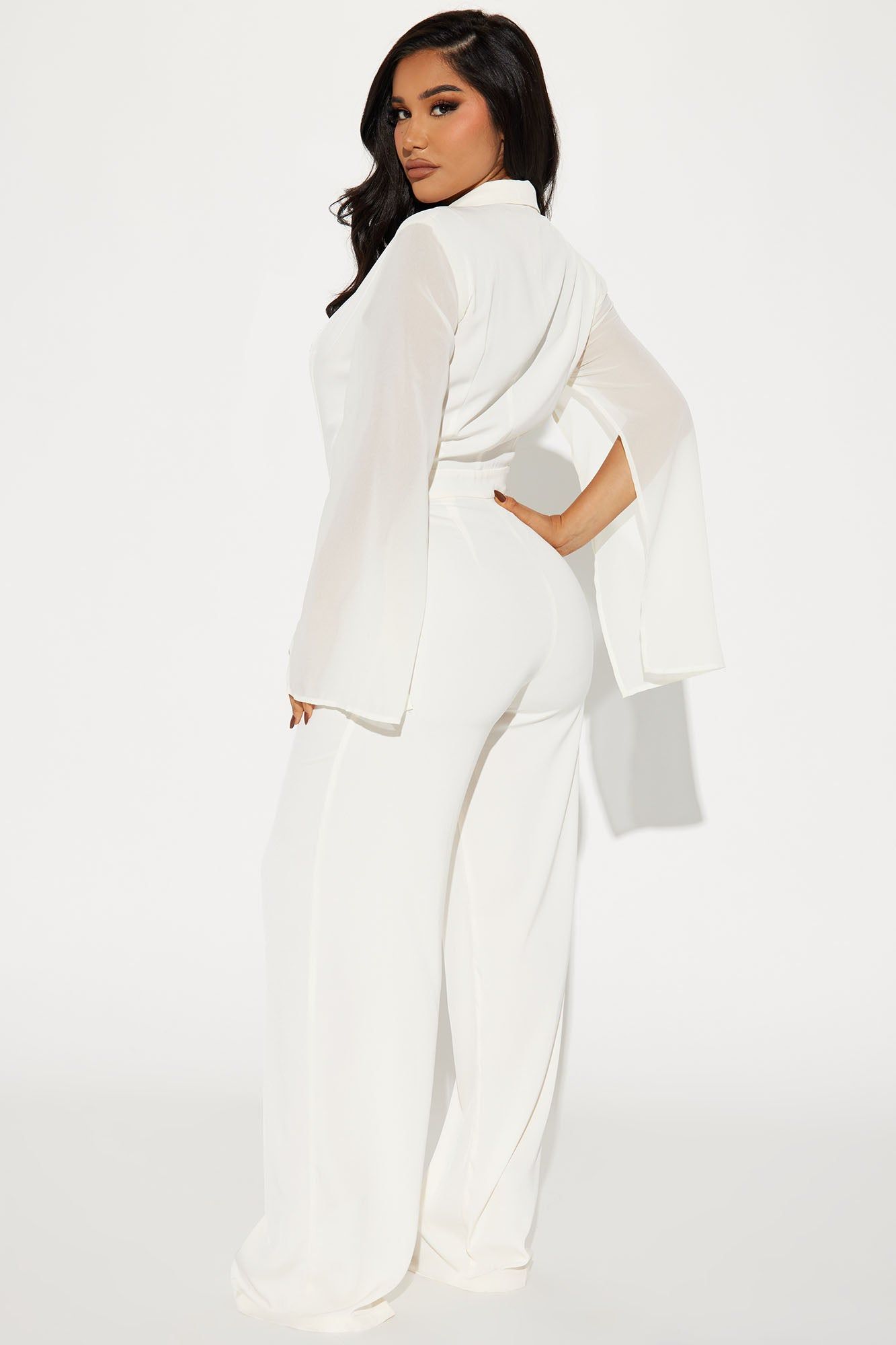 Time To Execute Jumpsuit - Ivory sold by Fashion Nova product image thumbnail 3