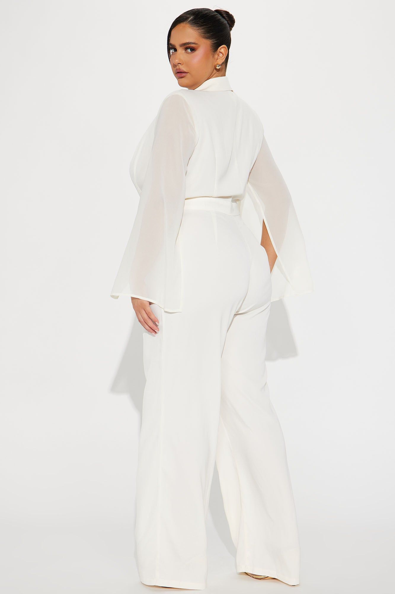 Time To Execute Jumpsuit - Ivory sold by Fashion Nova product image thumbnail 6