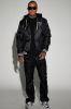 Raiders Hooded Bomber Jacket - Black sold by Fashion Nova