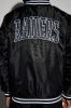 Raiders Hooded Bomber Jacket - Black sold by Fashion Nova