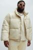 Norton Cropped Puffer - Off White sold by Fashion Nova