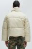 Norton Cropped Puffer - Off White sold by Fashion Nova