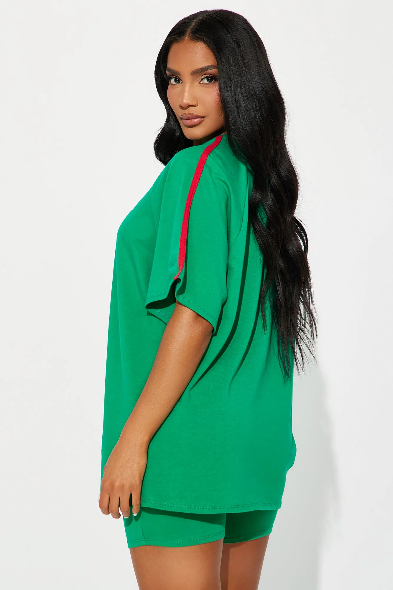 Mexico Babe Biker Short Set - Green sold by Fashion Nova product image thumbnail 3