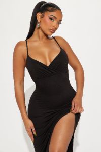 Emma Essential Maxi Dress - Black sold by Fashion Nova