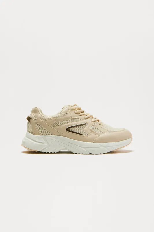 Jump Start Sneakers - Beige sold by Fashion Nova