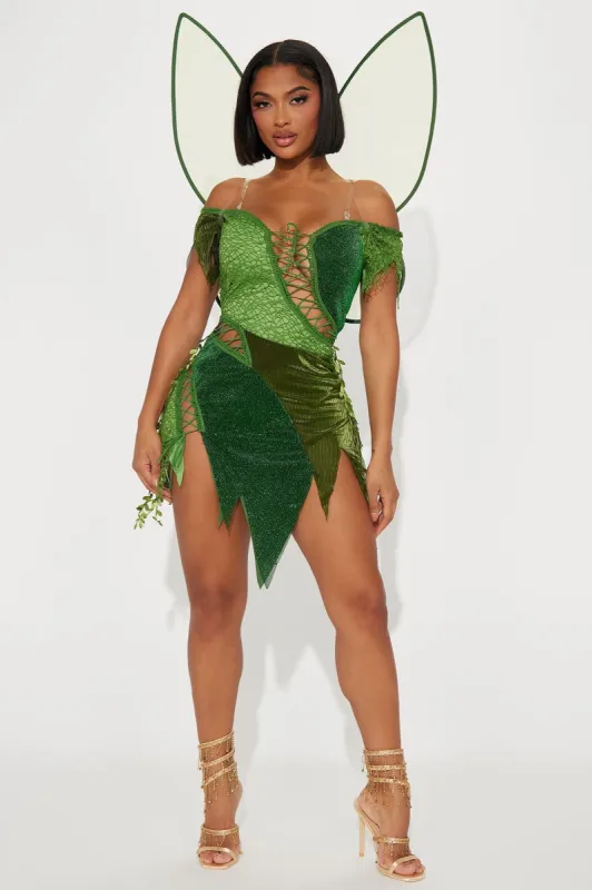 Sassy Fairy 2 Piece Costume Set - Green sold by Fashion Nova