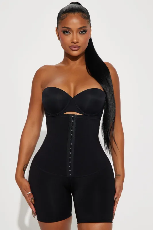 Snatched Tight Sculpting Shapewear Short - Black sold by Fashion Nova