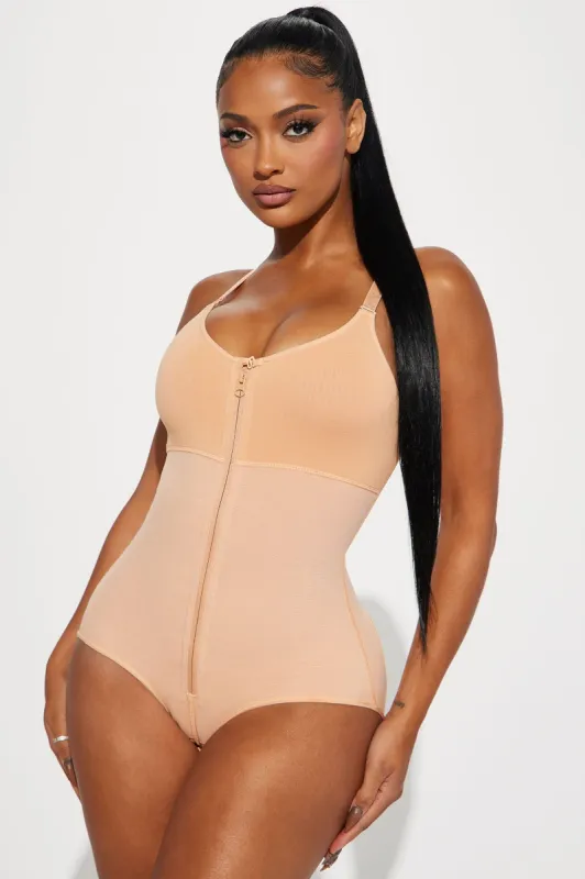 Snatched Tight Sculpting Shapewear Bodysuit - Nude sold by Fashion Nova