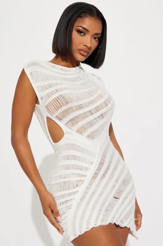 Mystical Sweetie Mini Dress - White sold by Fashion Nova