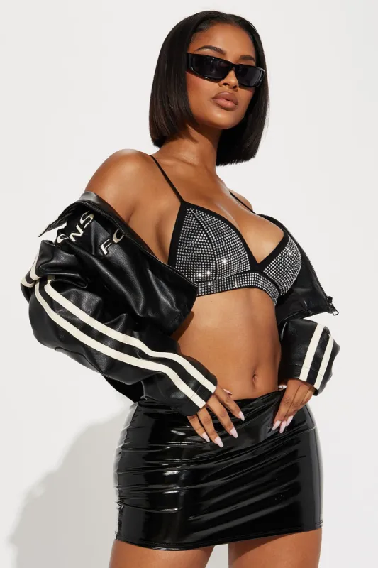 Showing Off Bralette Top - Black sold by Fashion Nova