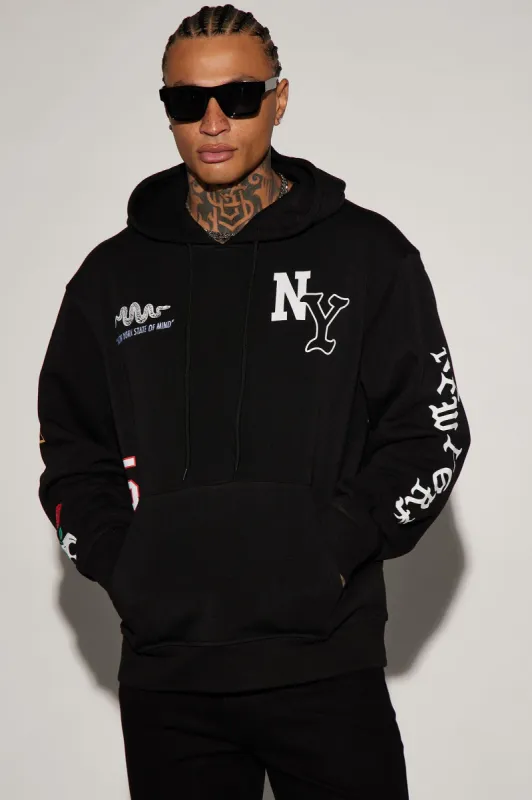 New York Visionz Hoodie - Black sold by Fashion Nova