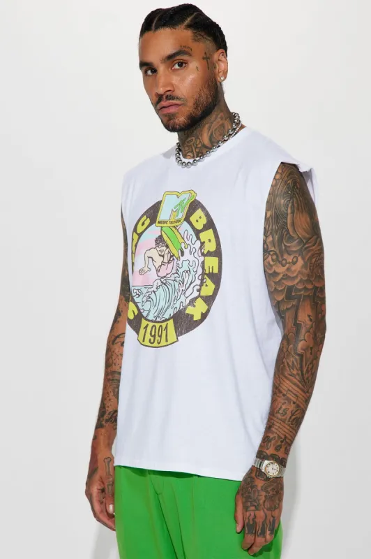 MTV Spring Break 1991 Tank Top - White sold by Fashion Nova