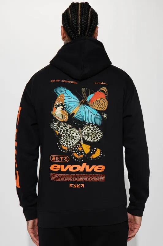 Evolve Hoodie - Black sold by Fashion Nova