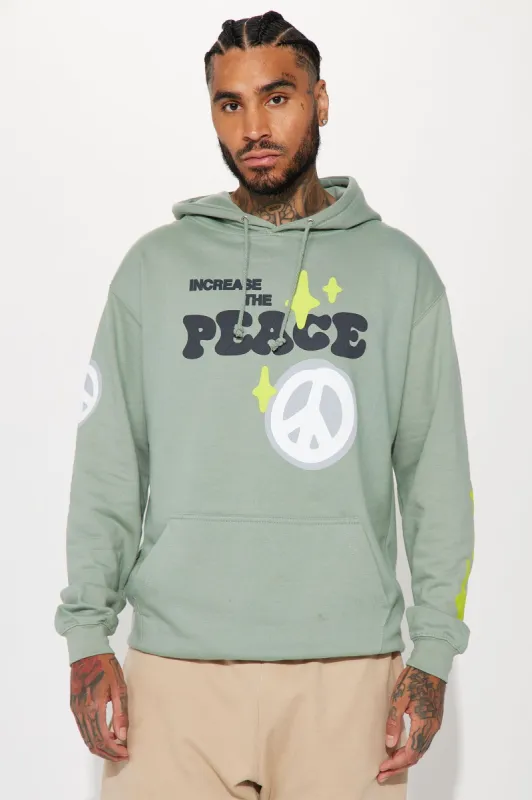 Maximum Peace Hoodie - Sage sold by Fashion Nova