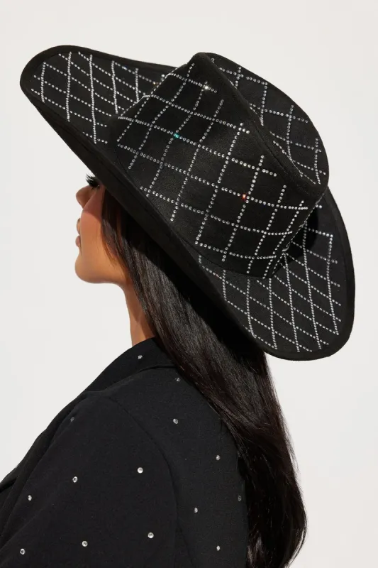 Running The Show Cowboy Hat - Black sold by Fashion Nova