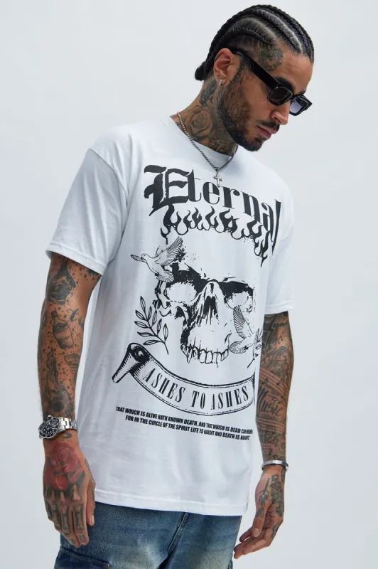 Reincarnation Short Sleeve Tee - White sold by Fashion Nova