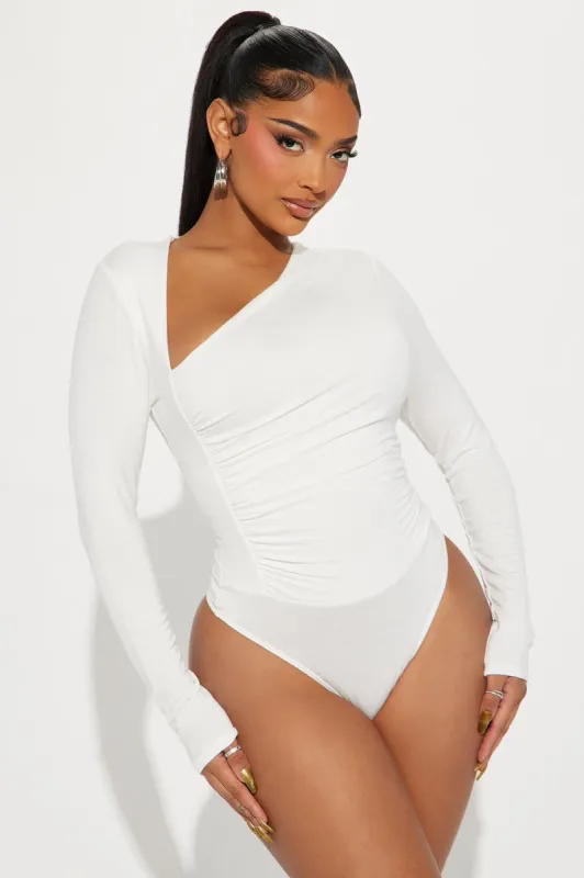 Lost Your Chance Bodysuit - Ivory sold by Fashion Nova