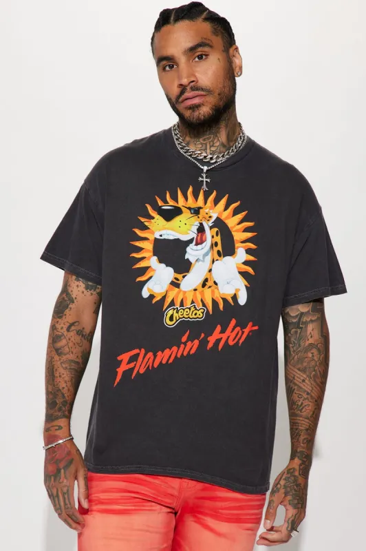 Flamin' Hot Cheetos Short Sleeve Tee - Black sold by Fashion Nova
