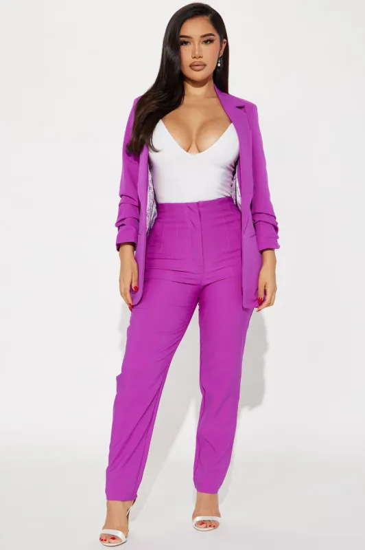 Weekday Babe Blazer Set - Purple sold by Fashion Nova