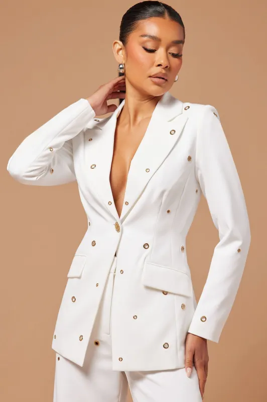 Elsa Blazer - Ivory sold by Fashion Nova