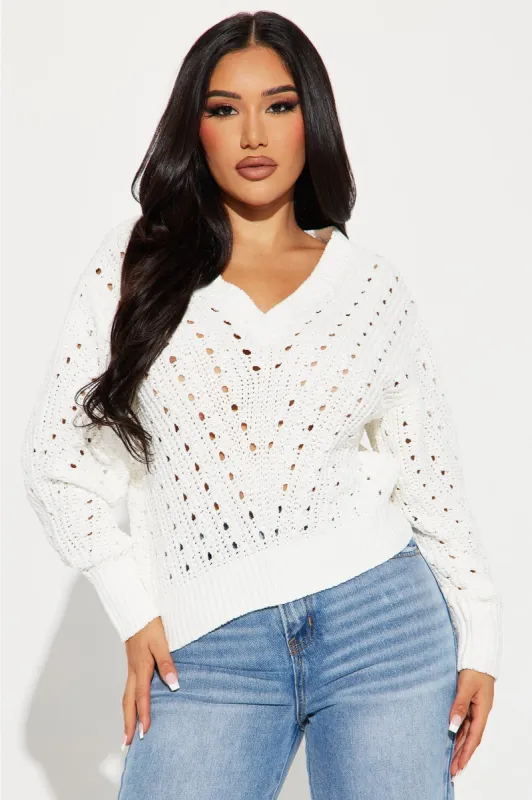 Niomie Sweater - Ivory sold by Fashion Nova
