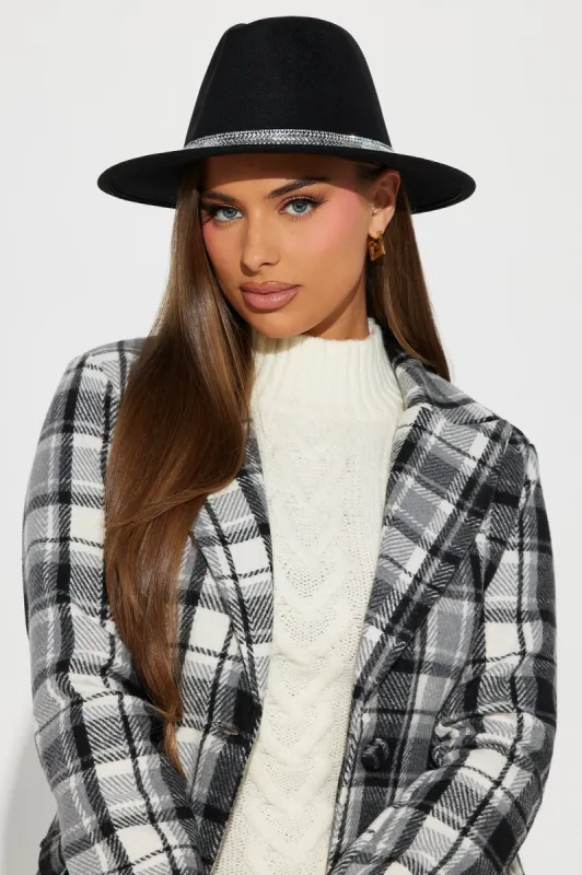 Girls Weekend Fedora - Black sold by Fashion Nova