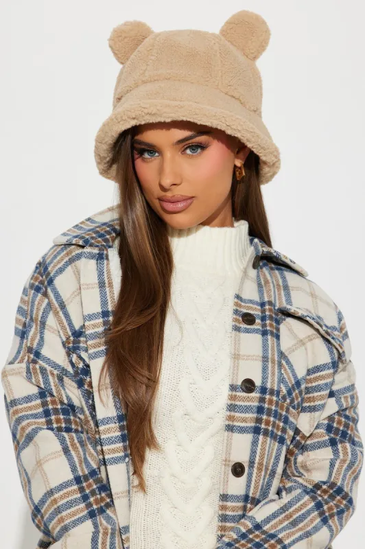 Paws Off Me Bucket Hat - Nude sold by Fashion Nova